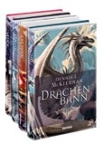 Die Drachen, 4 Bände im Set  "Drachenbann", "Drachenmacht", "Drachenbund", "Drachenkrieg"